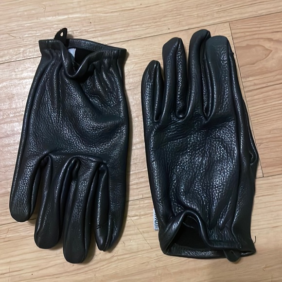 Breaking hearts and burning rubber leather gloves size medium - Picture 1 of 5